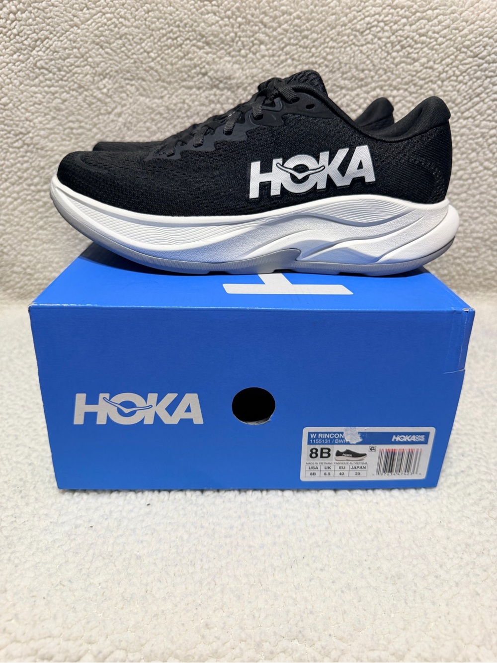 Hoka Rincon 4 Running Shoes - Lightweight Cushioned Trainer Women’s Size 8B